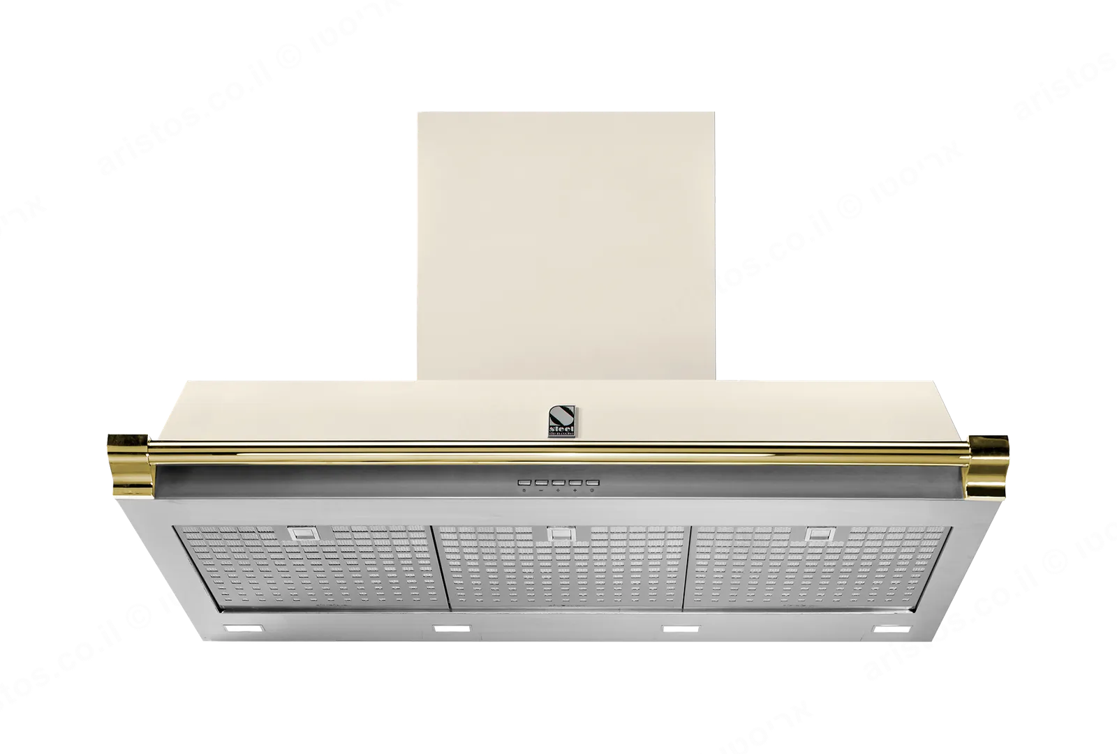 Steel קולט אדים 90 ס"מ סדרת Ascot תוצרת Steel דגם AKL90 גימור לבן — תמונה 4
